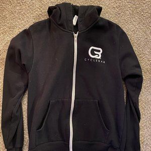 CycleBar Zip Hoodie - Black Medium